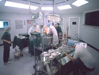 Heart surgery in 1980.
