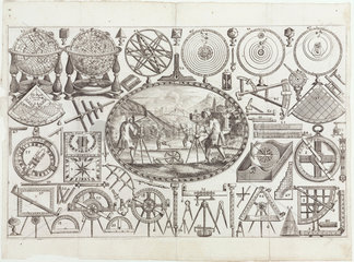 Trade card of Tuttell  mathematical instrument maker  late 18th century.
