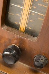 Detail of a McMichael model 512R 12 television receiver  c 1951.