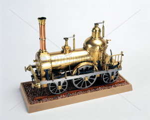 Passanger locomotive  1837. Model (scale 1: