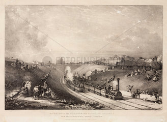 The opening of the Glasgow & Garnkirk Railway  1831.