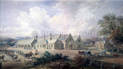 Richmond Station  North Yorkshire  1846.