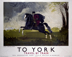 'To York'  LNER poster  1934.