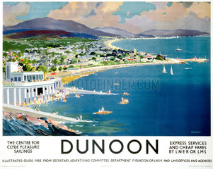 ‘Dunoon’  LNER/LMS poster  1923-1947.
