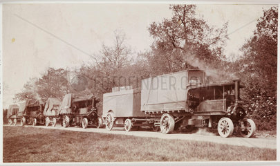 Steam lorries  1914.