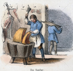 'The Butcher'  c 1845.