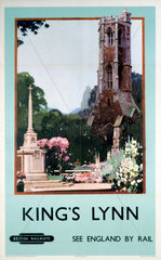 ‘King’s Lynn’  BR poster  1948-1965.
