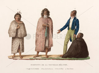 Inhabitants of New Zealand  1822-1825.