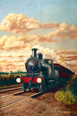Lancashire & Yorkshire Railway 4-4-0 locomotive  1899.