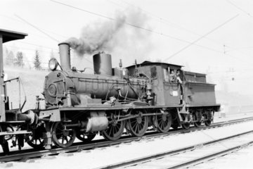 Class 15 steam locomotive  Norway  1954.