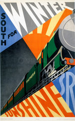 'South for Winter Sunshine'  SR poster  1929.