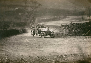 Mathis car competing in the Manchester Automobile Club Hill Climb  1912.
