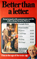 ‘Better than a Letter’  poster  1981.