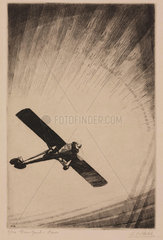 The ‘Spirit of St Louis’ in flight  1927.