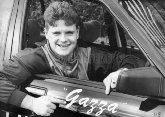 Paul Gascoigne  British footballer  February 1988.