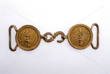 Military doctor's belt buckle  French  1830-1890.