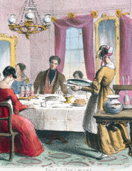'Food and Ornament'  c 1845.