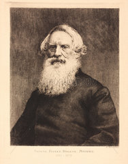 Samuel F B Morse  American artist and the inventor of Morse code  c 1870.