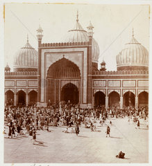 Jama Masjid mosque  Delhi  c 1915.
