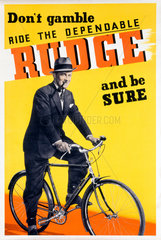 Rudge bicycle poster  c 1930s.