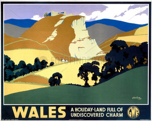 ‘Wales’  GWR poster  1935.