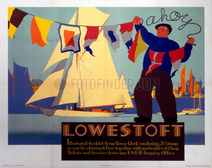 ‘Lowestoft’  LNER poster  1930.