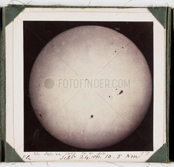 The Sun  taken at 10.05 am  24 September 1861.