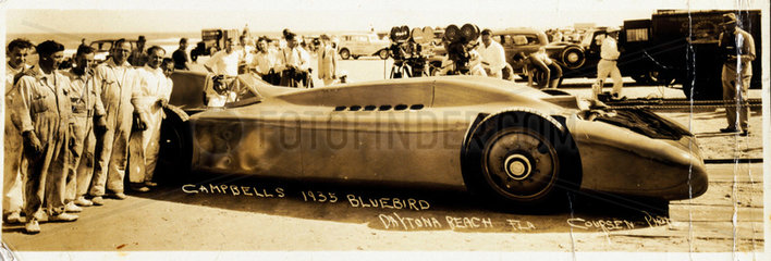 Sir Malcolm Campbell  English sportsman and racer  1935.