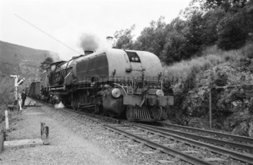 Steam locomotive  Montague Pass  South Africa  1968.