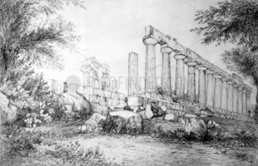 The Temple of Juno  Girgenti  Sicily  28 June 1824.