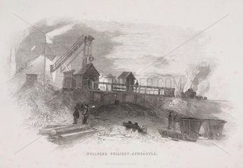 Wallsend Colliery  Newcastle Upon Tyne  1844.