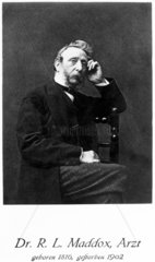Richard Maddox  English physician and amateur photographer  c 1870s.