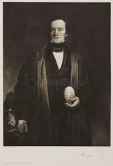 Sir Richard Owen  English naturalist and paleontologist  c 1845.