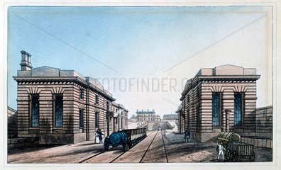 Edge Hill Station  Liverpool  1836.