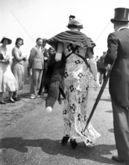 Fashions at the Royal Ascot Races  Berkshire  14 June 1932.