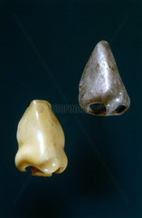 Two artificial noses  17th-18th century.