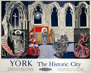 ‘York’  BR poster  1954.