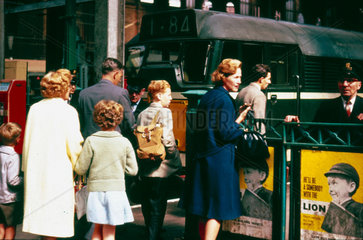 Ticket barrier  Liverpool Street Station  1963.