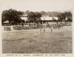 Armistice Day  Lonavla  India  11 November 1929.