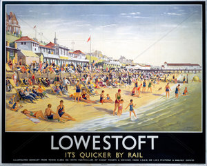 ‘Lowestoft’  LNER poster  1923-1947.
