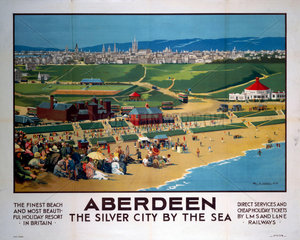 ‘Aberdeen - The Silver City by the Sea’  LMS/LNER poster  1923-1947.