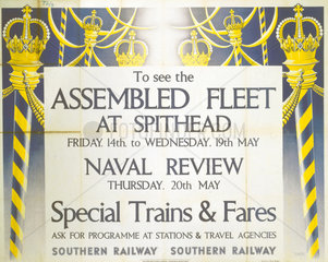‘To See the Assembled Fleet’  SR poster  1937.