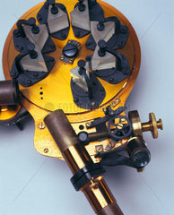 Spectroscope with seven prism train  1868.