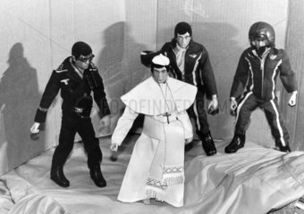 Action Man in pope outfit  March 1982.