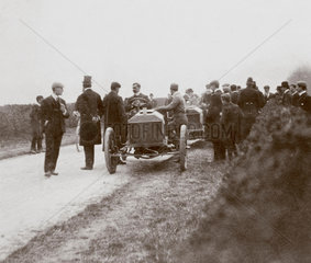 J Stocks’ Napier at the Gordon Bennett Trophy race  Athy  Ireland  1903.