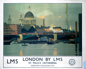 ‘London by LMS’  LMS poster  c 1925.