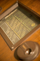 Detail of a Marconiphone Model 709 television receiver  c 1938.