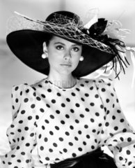 Woman wearing a hat  June 1983.
