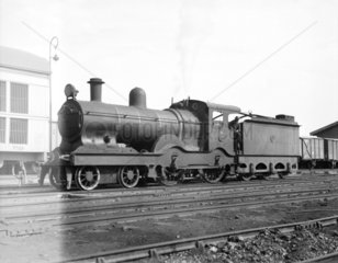 A class 33 locomotive at Port Said  Egypt  1940.