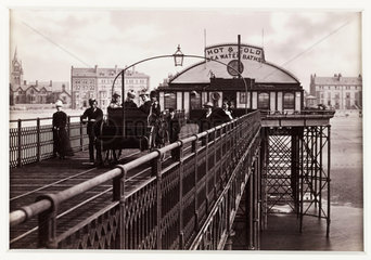 'Rhyl  View on the Pier'  c 1880.